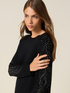 Maglia misto cashmere con pizzo image number 2