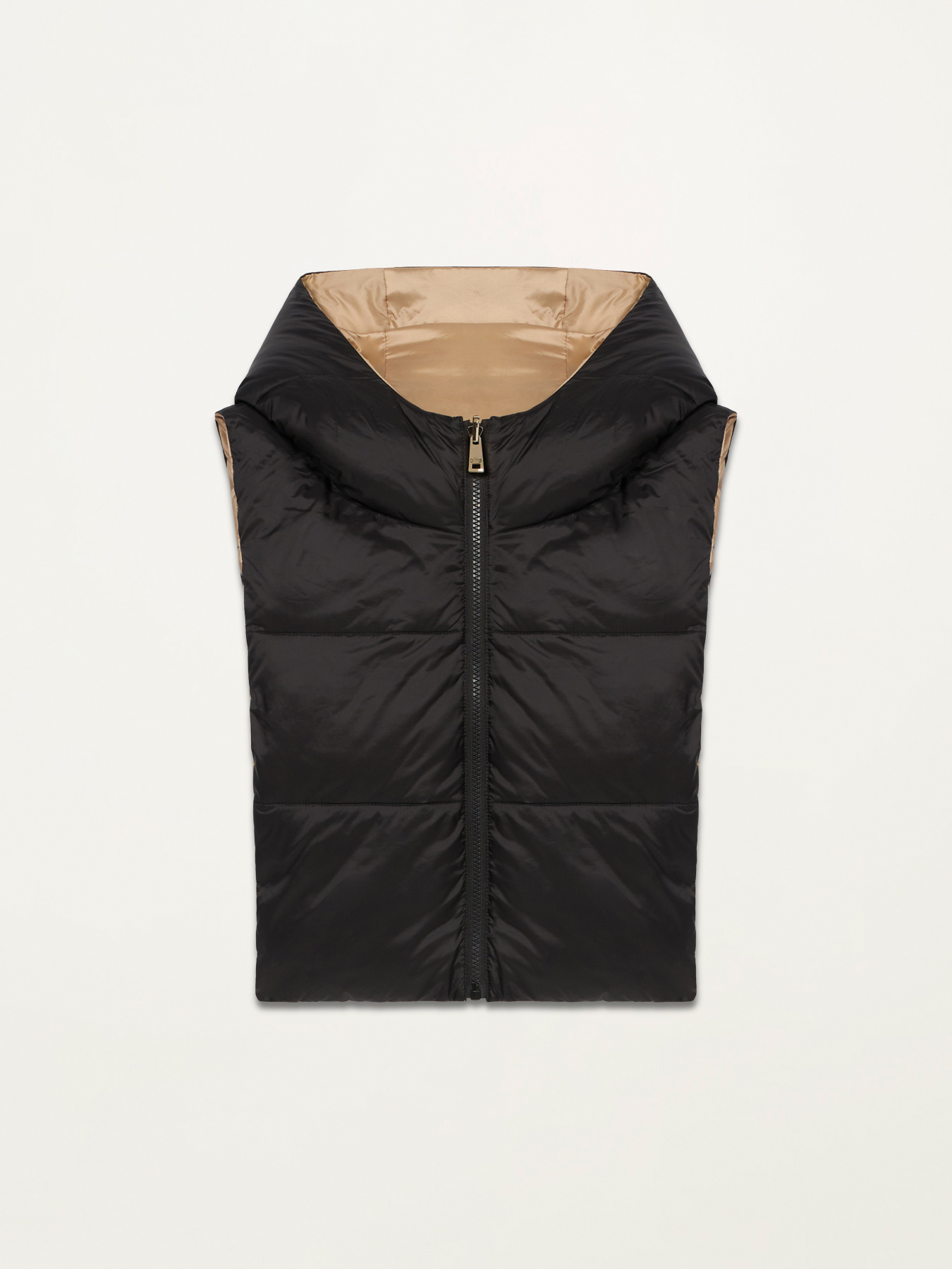 Cuello acolchado reversible con capucha image number 1