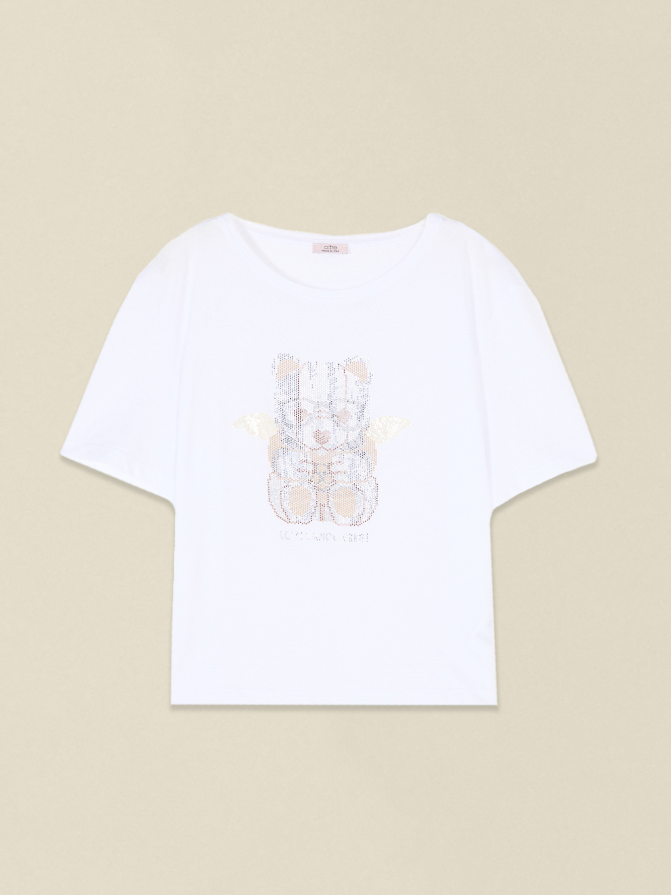 Baumwoll-T-Shirt mit Applikationen image number 3