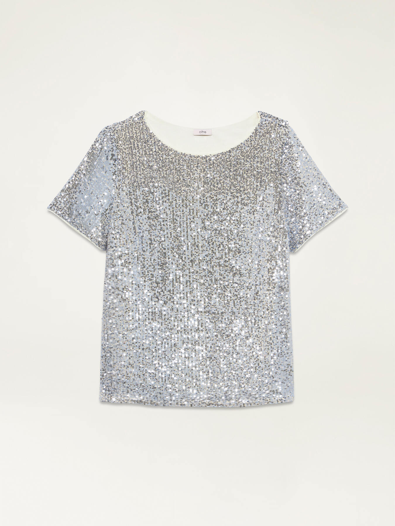 Blouse enti&egrave;rement en paillettes image number 3