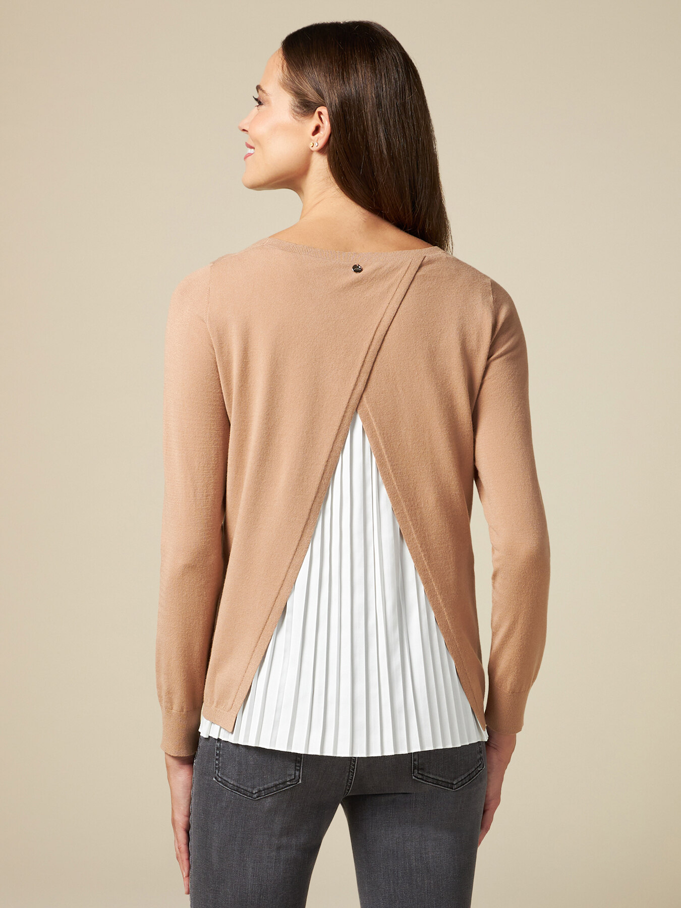 Maglia ad effetto sovrapposizione image number 1