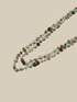 Zweireihige Halskette mit Steinen image number 2