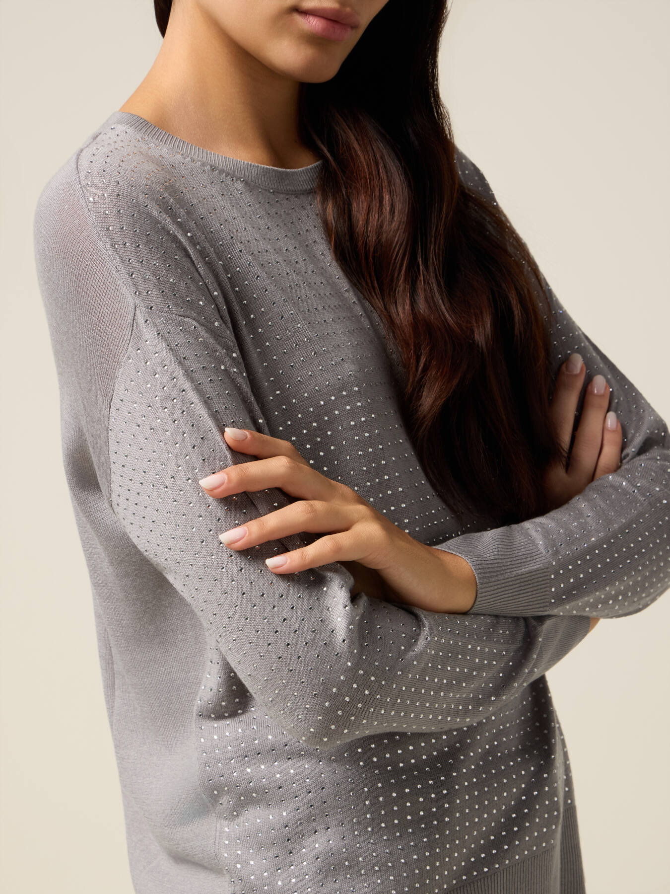 Pullover mit Mikrokristallen image number 2
