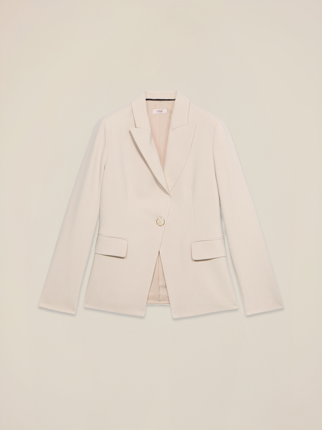 Blazer din amestec de v&acirc;scoză image number 4