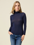 Camiseta cuello alto mezcla modal image number 0