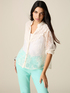Camisa de tul bordado transparente image number 0