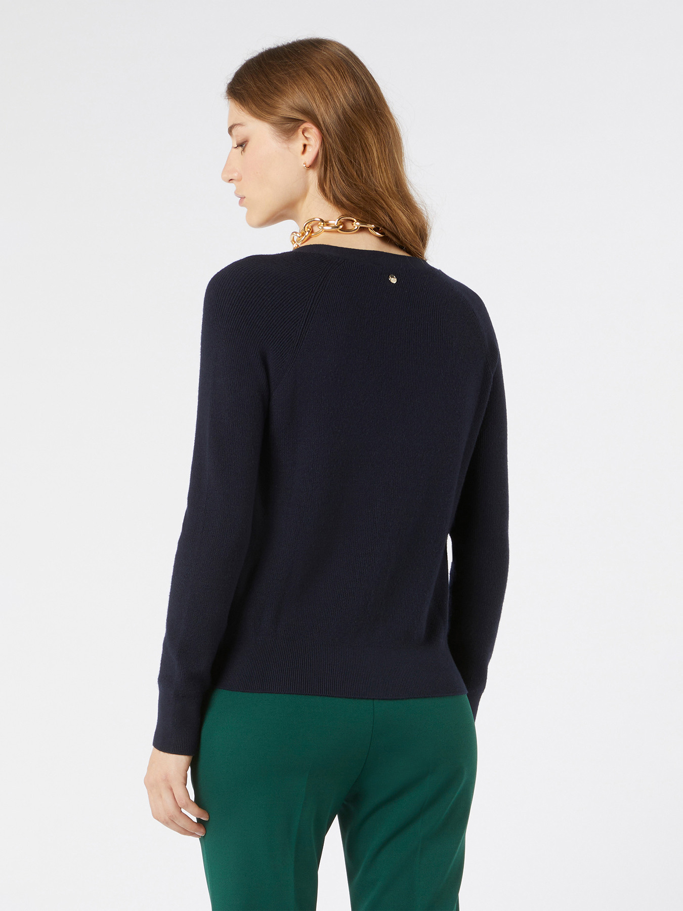 Cardigan con bottoni metallici image number 1