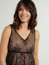 Lace top with contrasting lining image number 2