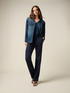 Flare pants in milano stitch image number 0