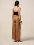 Cotton blend palazzo pants image number 1