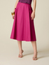 Flared poplin skirt image number 3