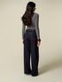 Flare-Jeans mit Kristallen image number 1