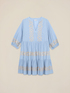 Vestido flare con bordados image number 4