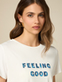 T-shirt con ricamo in paillettes image number 2