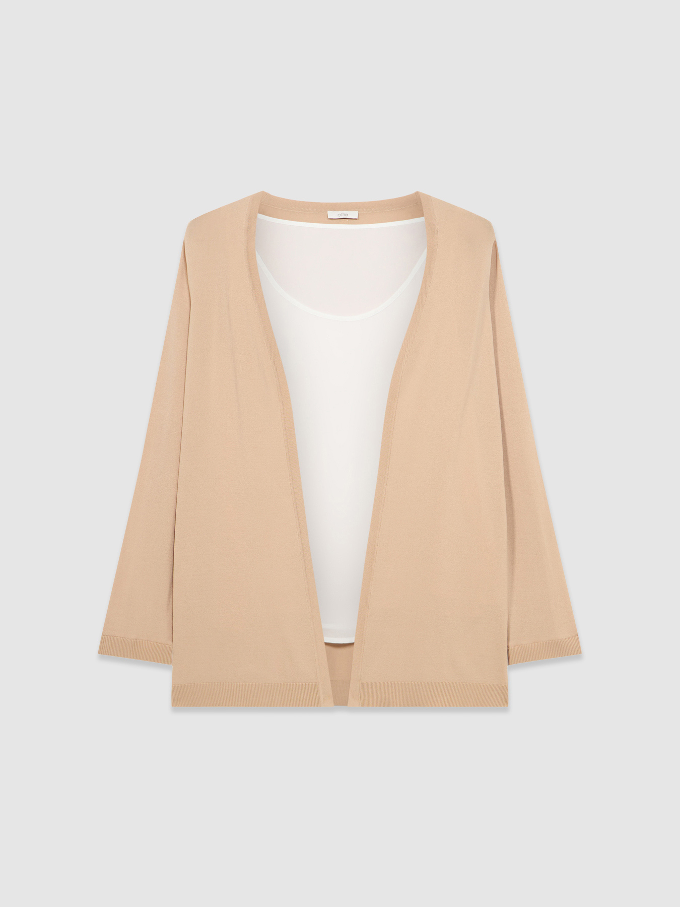 Cardigan con top image number 4