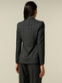 Blazer in flanella gessata image number 1