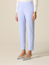 Regular pants in cr&ecirc;pe fabric image number 3