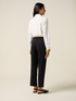Regular trousers with contrast piping image number 1