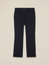 Pantalon regular en tissu scuba cr&ecirc;pe image number 4