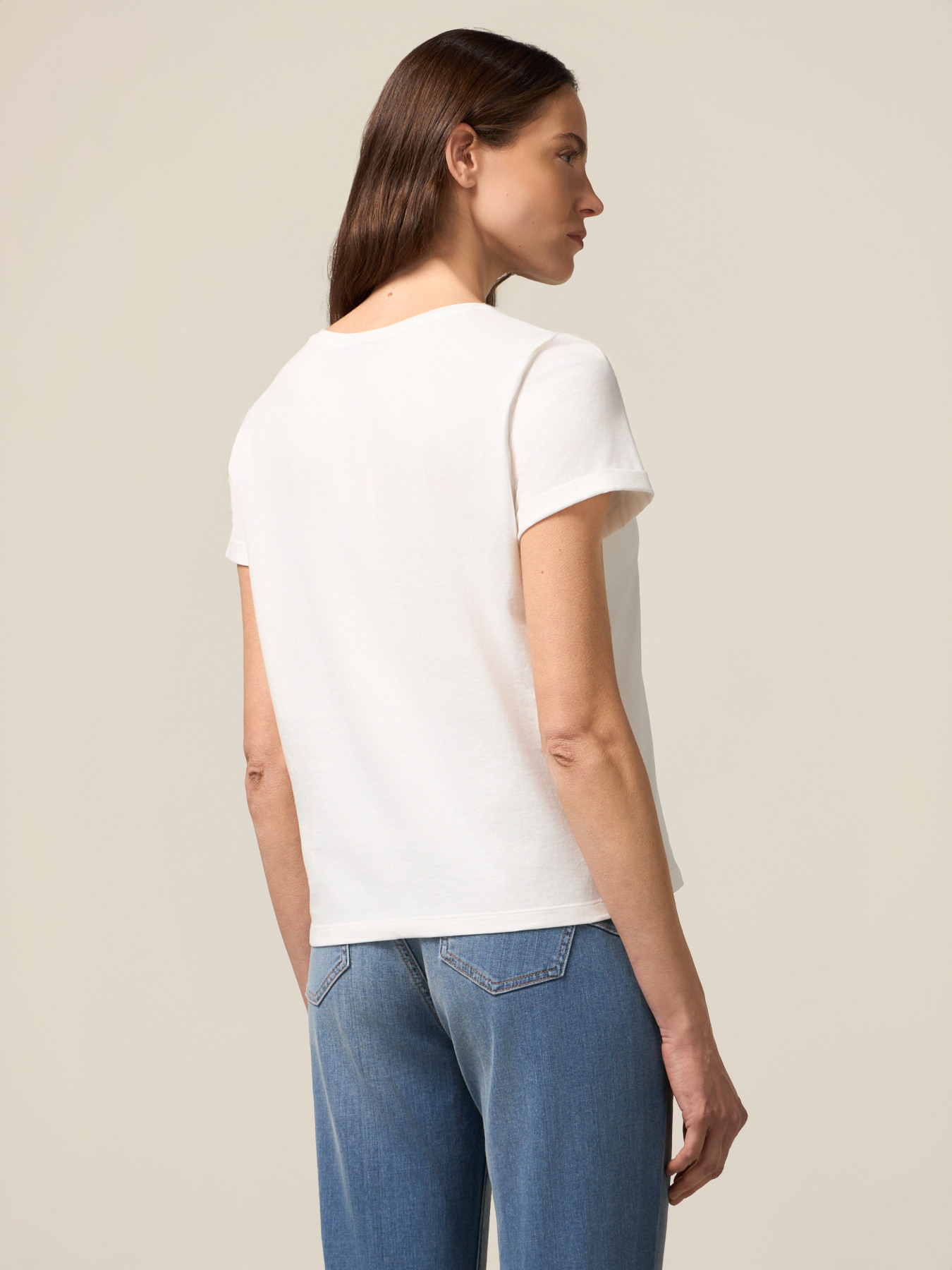 T-Shirt mit Druck und Applikationen image number 1