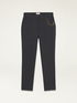 Stovepipe trousers with chain image number 4