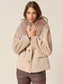 Short coat with furry collar image number 3