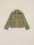 Short double-breasted trench coat image number 3