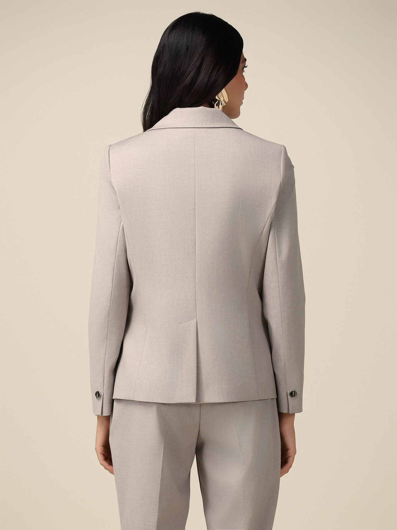 Blazer con pespuntes de tipo sastre image number 1