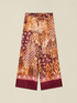 Pantalon palazzo en satin fantaisie image number 4