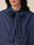 Denim shirt with studs and bow image number 2