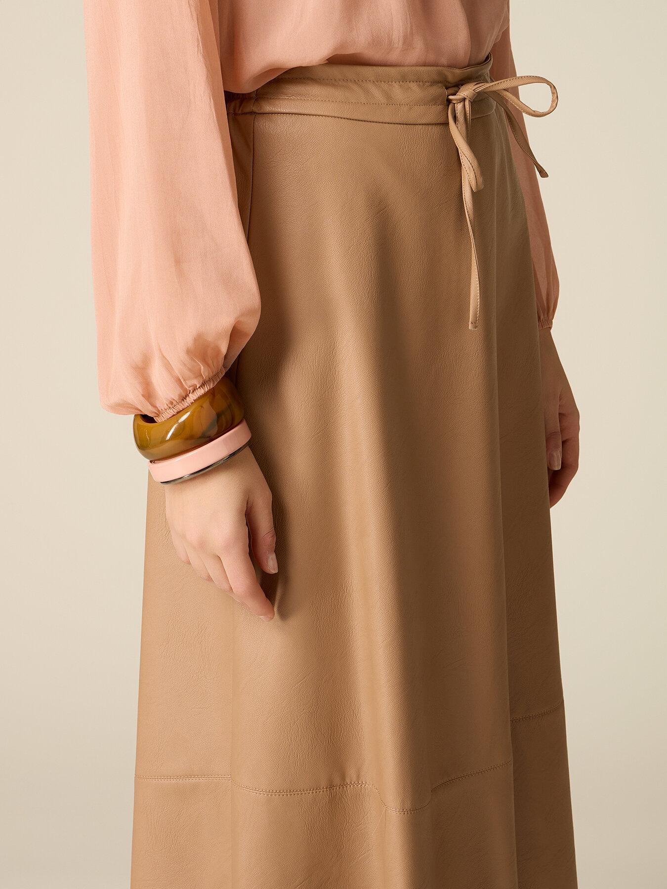 A-line midi skirt image number 2