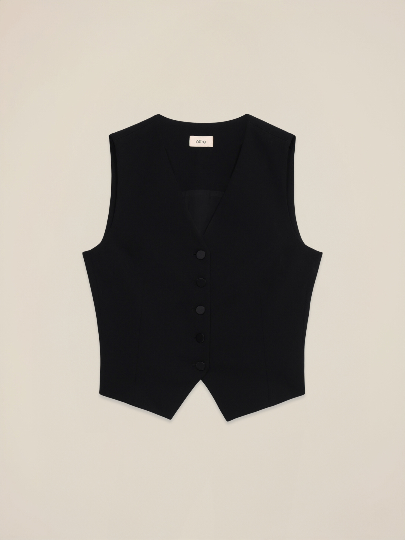 Gilet in tessuto cr&ecirc;pe image number 0