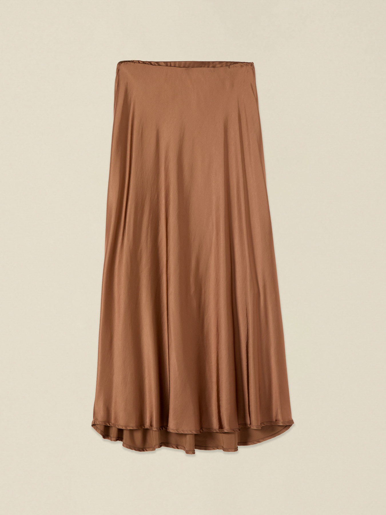 Jupe en satin de viscose image number 4