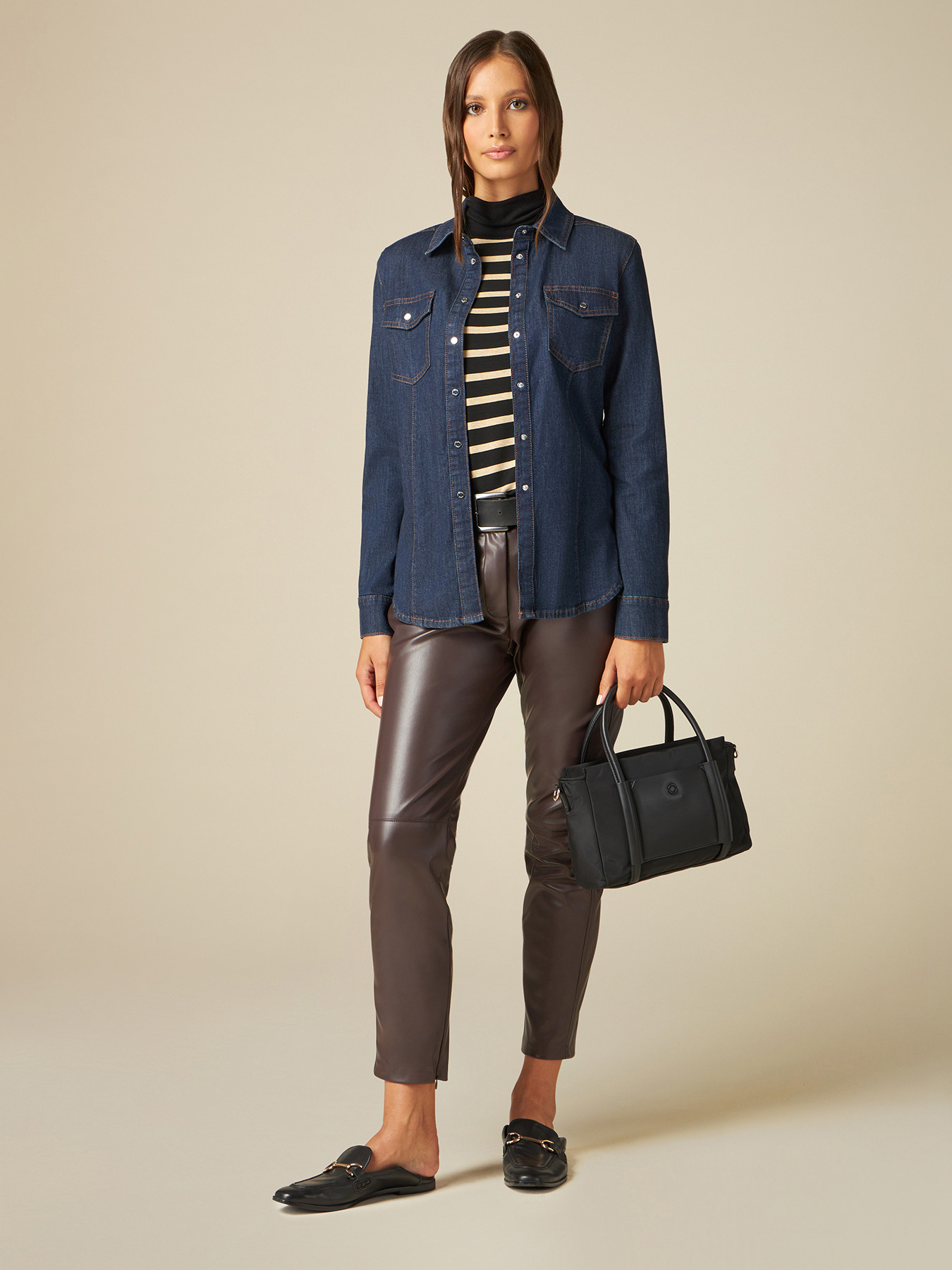 Camicia in denim eco-friendly image number 3