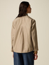 Nylon jacket with gathered collar image number 1