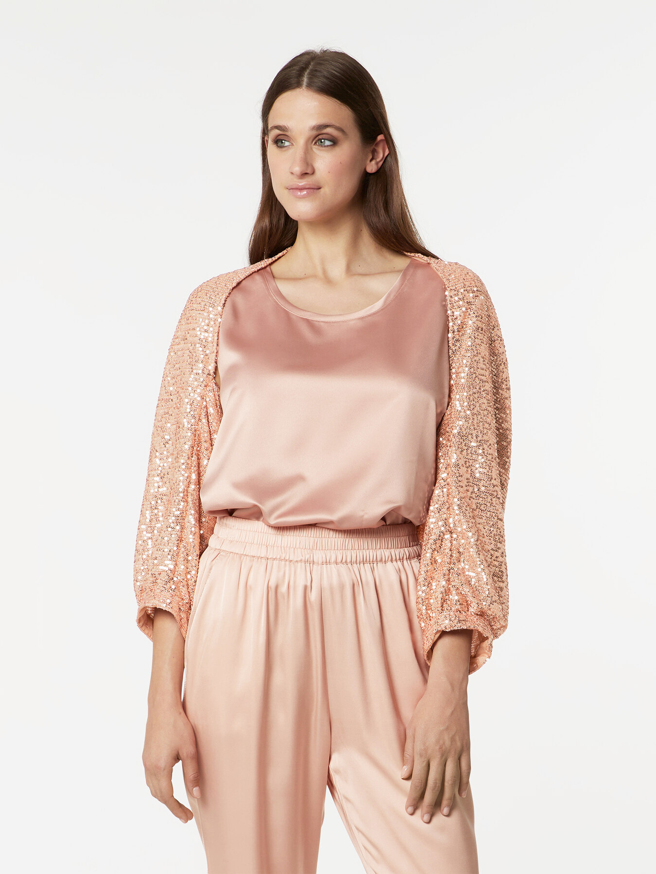 Coprispalle in paillettes image number 0