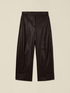 Palazzo pants in coated fabric image number 4