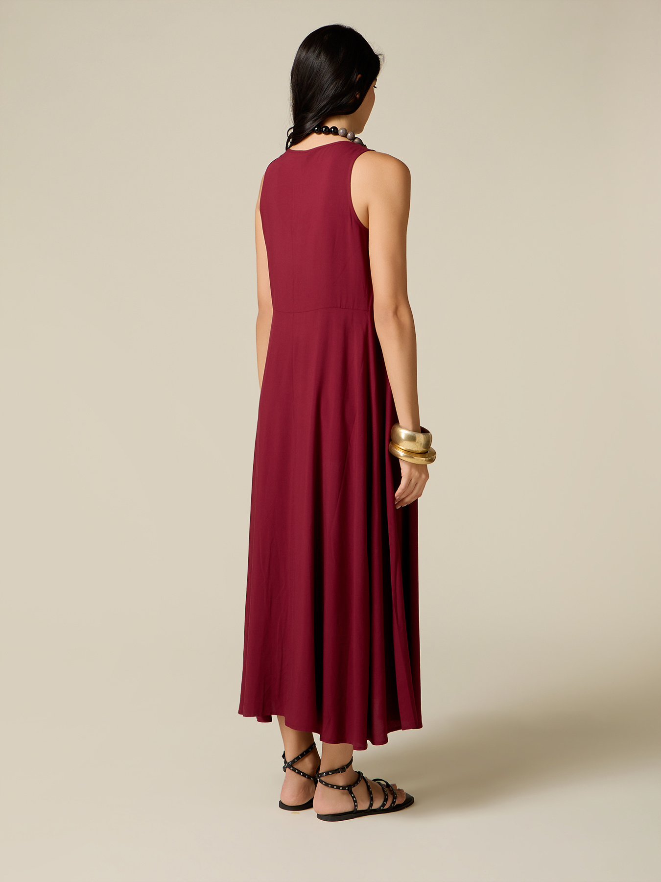 Rochie lungă din v&acirc;scoză image number 1
