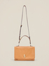 Borsa satchel in vera pelle image number 3