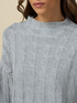 Pullover aus Kaschmirgemisch mit Zopfmuster image number 2