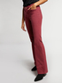 Pantaloni flared London in cotone image number 0