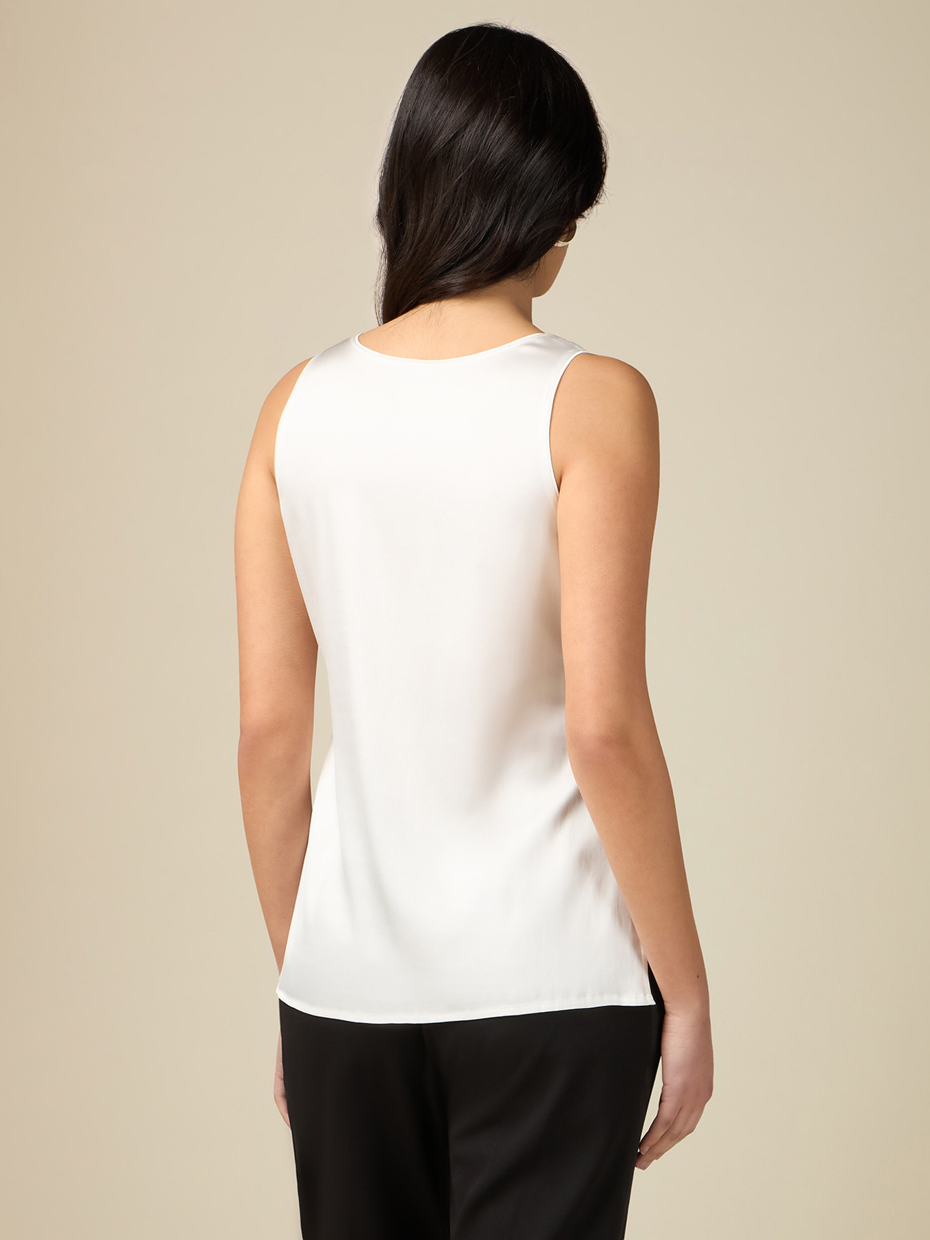 Top in raso di viscosa image number 1