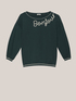 Pullover mit Lettering-Stickerei image number 3
