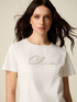 T-shirt with embroidered lettering image number 2