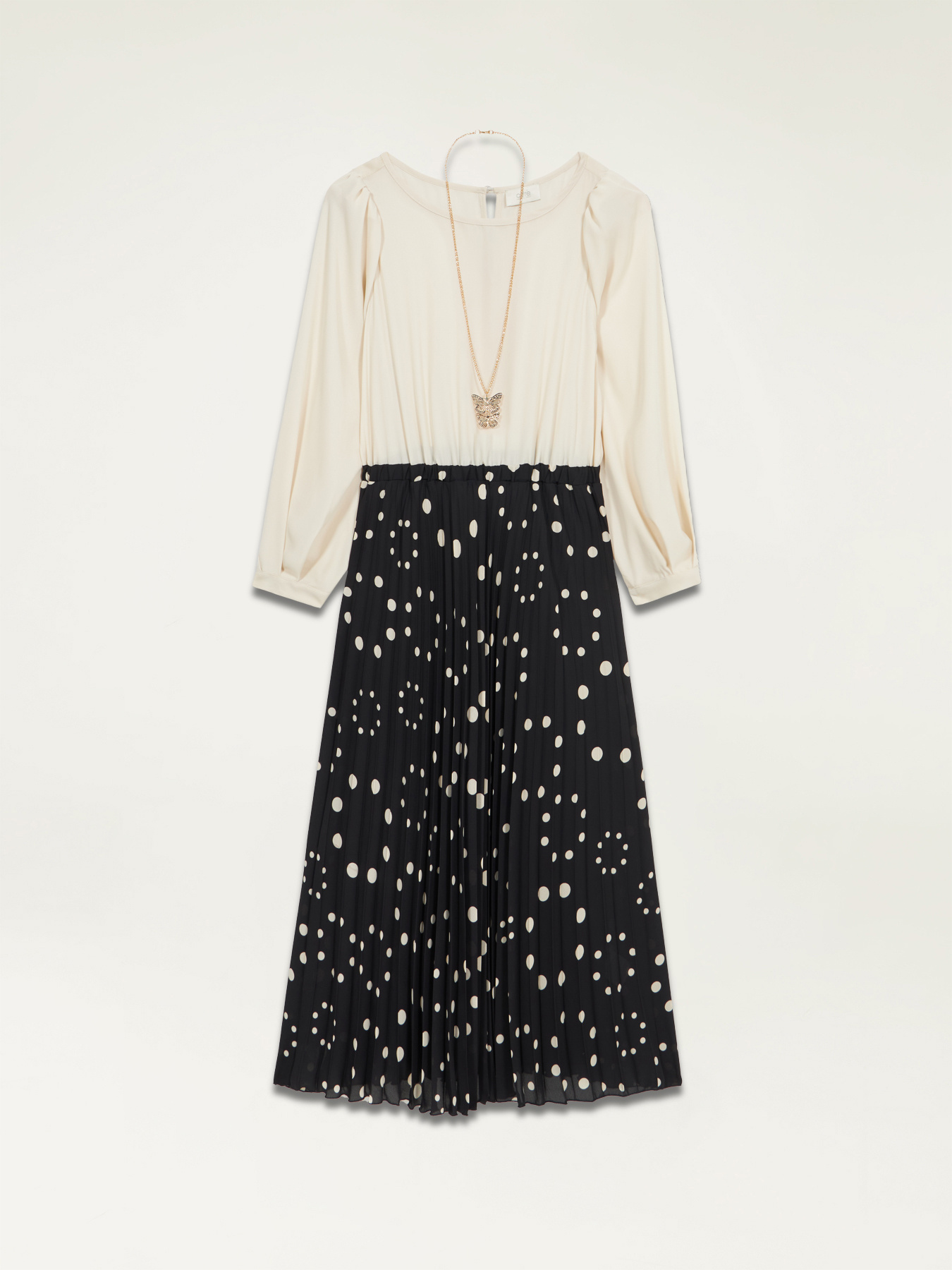 Vestito lungo con gonna fantasia image number 3