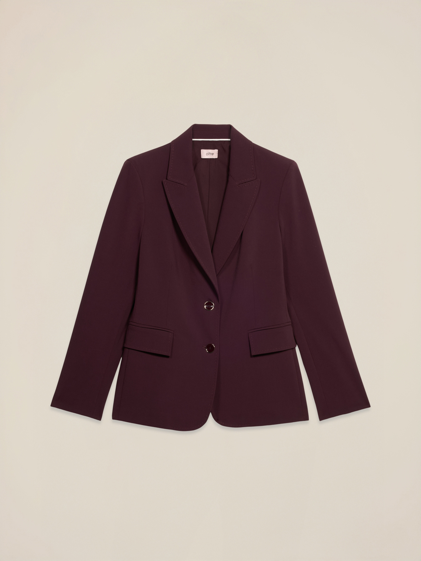 Viscose blend flannel blazer image number 1