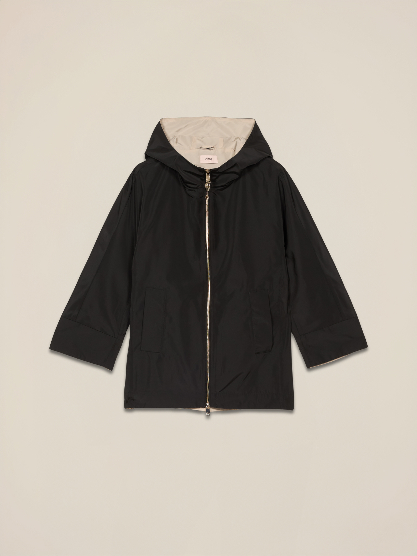 Parka con cappuccio e zip image number 3