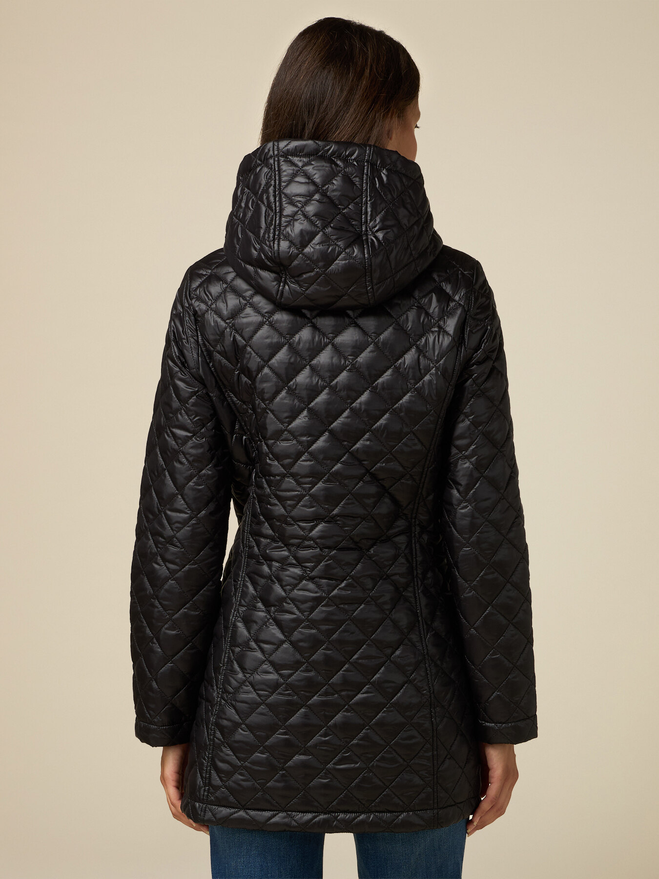 Lightweight-Daunenjacke, Midi-L&auml;nge image number 1