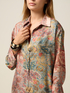 Patterned satin blouse image number 2