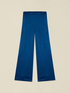 Pantalon palazzo en satin de viscose image number 4